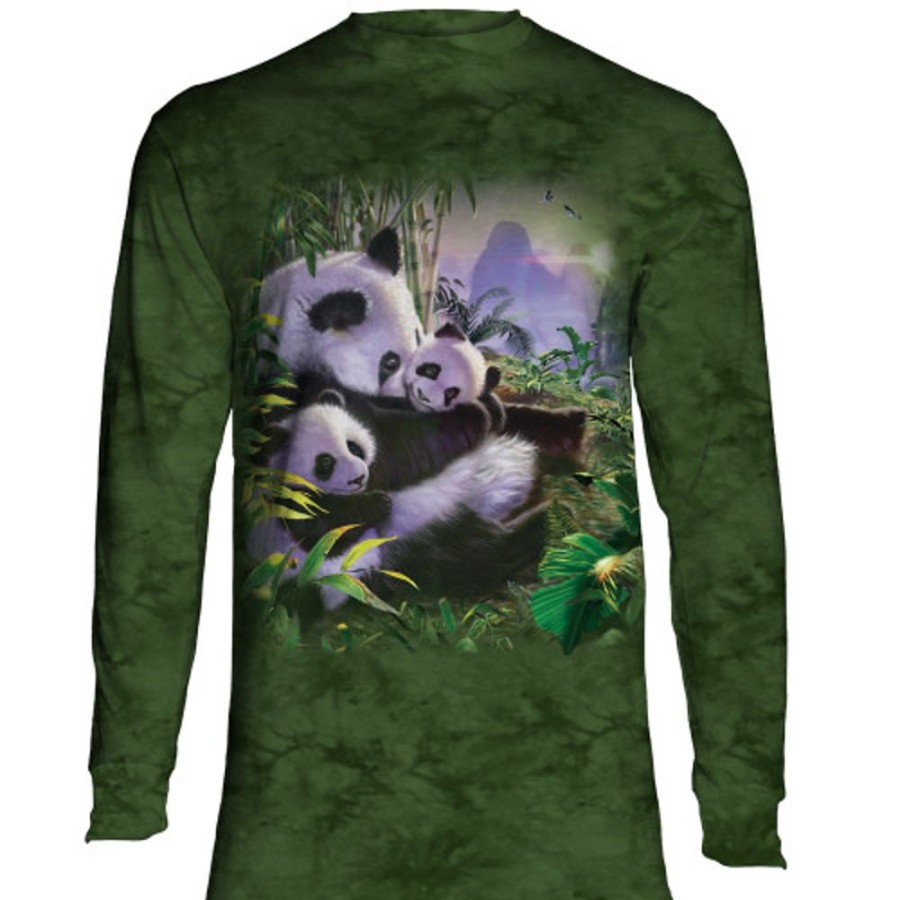 T-Shirts The Mountain | Panda Cuddles Classic Long-Sleeve T-Shirt