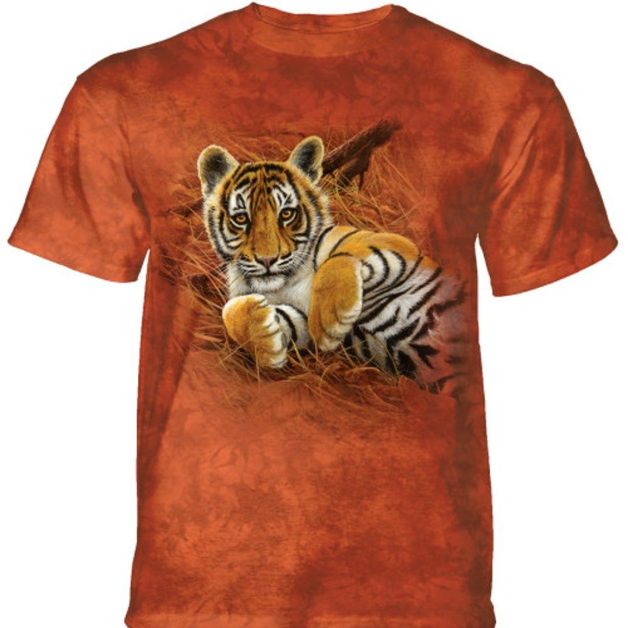 T-Shirts The Mountain | Playful Tiger Cub Classic Cotton T-Shirt