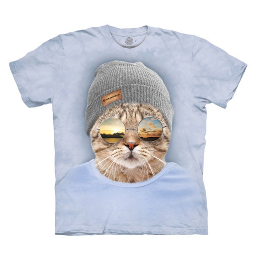 T-Shirts The Mountain | Cool Hipster Cat Kids' T-Shirt