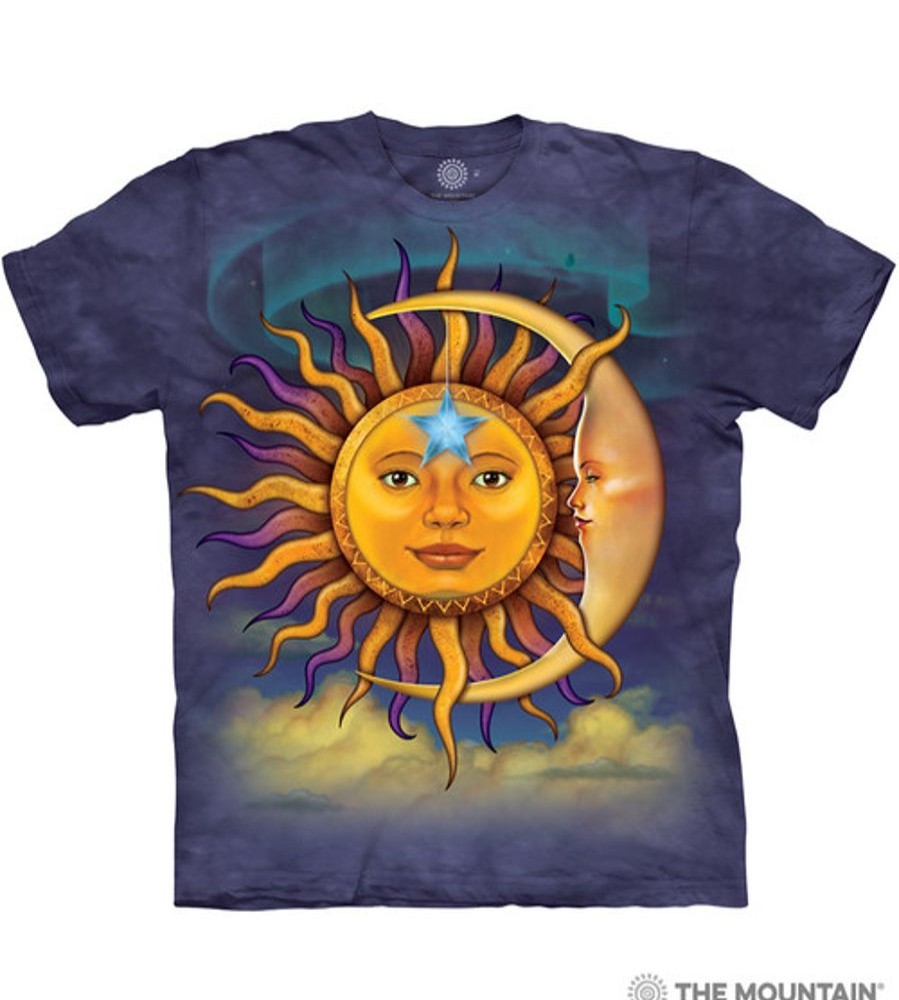 T-Shirts The Mountain | Sun Moon Classic Cotton T-Shirt