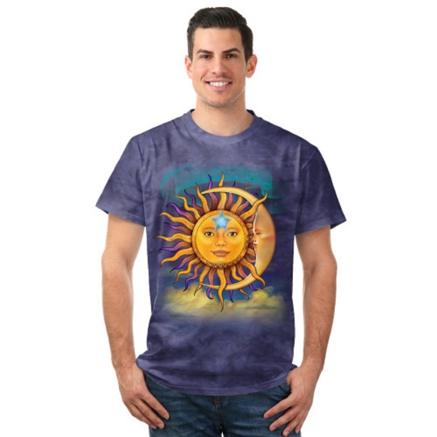 T-Shirts The Mountain | Sun Moon Classic Cotton T-Shirt