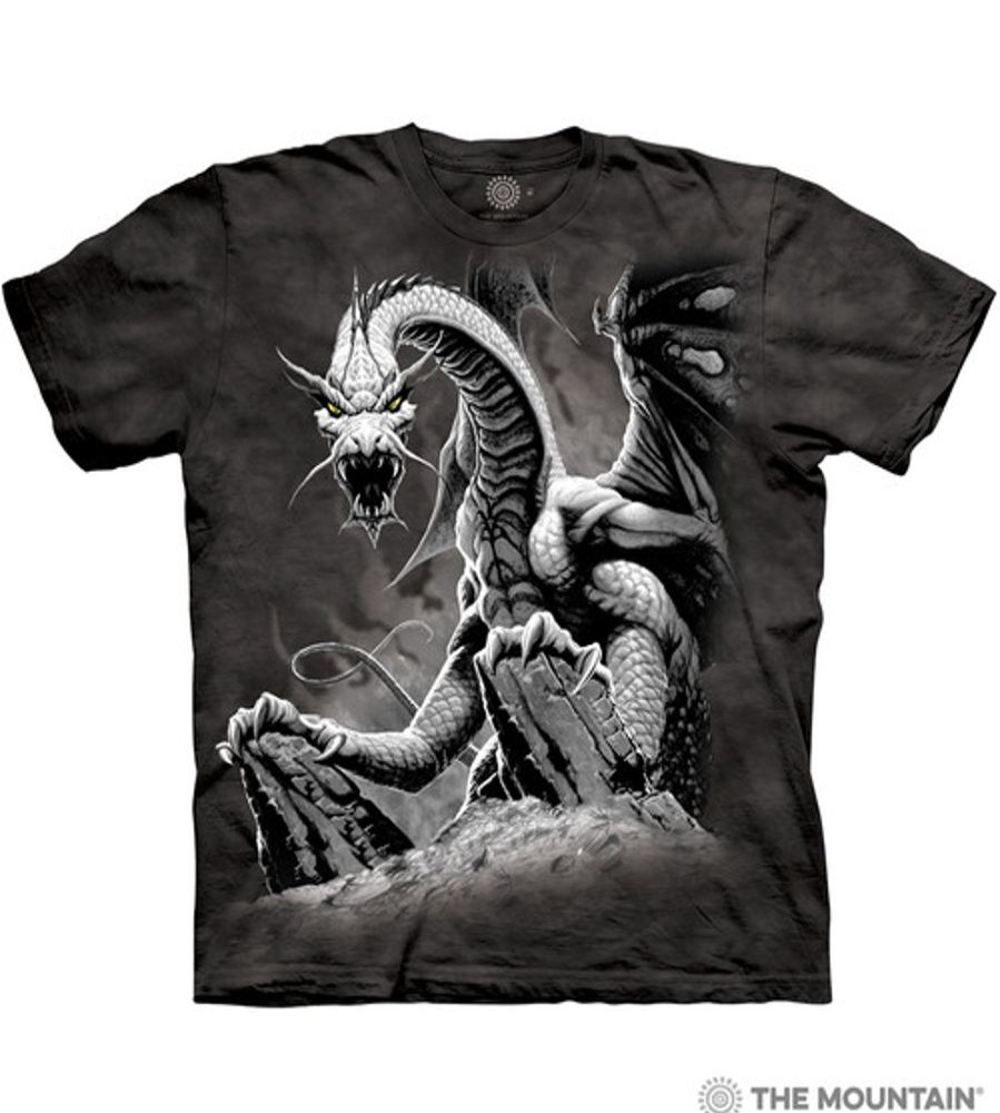 T-Shirts The Mountain | Black Dragon Classic Cotton T-Shirt