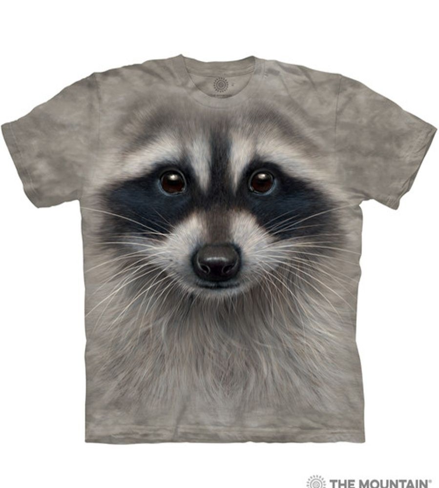 T-Shirts The Mountain | Raccoon Face Classic Cotton T-Shirt