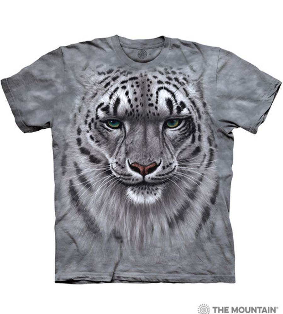 T-Shirts The Mountain | Snow Leopard Portrait Classic Cotton T-Shirt