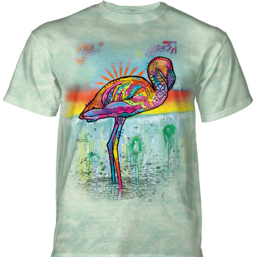 T-Shirts The Mountain | Pink Flamingo Classic Cotton T-Shirt