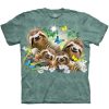 T-Shirts The Mountain | Sloth Family Selfie Classic Cotton T-Shirt