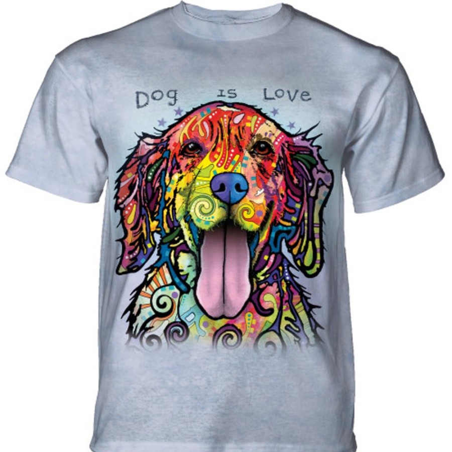 T-Shirts The Mountain | Dog Is Love Classic Cotton T-Shirt