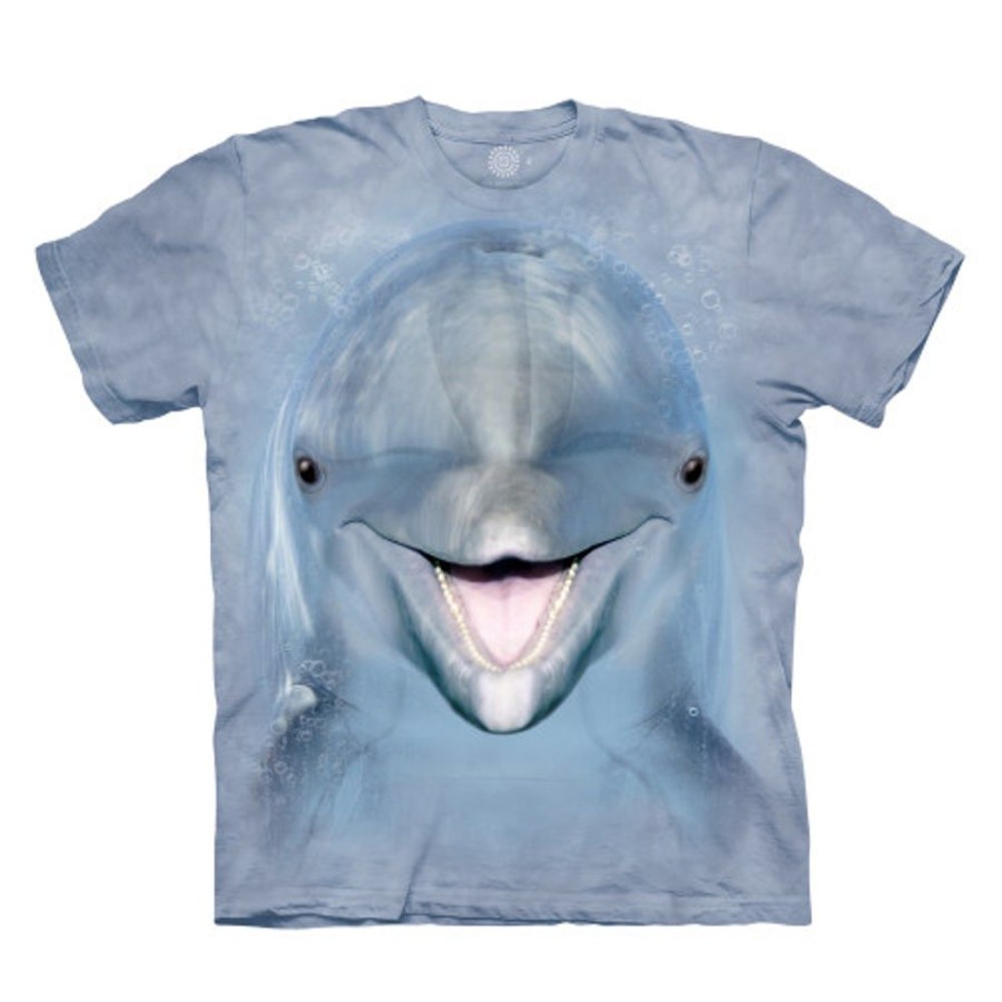 T-Shirts The Mountain | Dolphin Face Classic Cotton T-Shirt