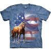 T-Shirts The Mountain | Wild Star Flag Classic Cotton T-Shirt