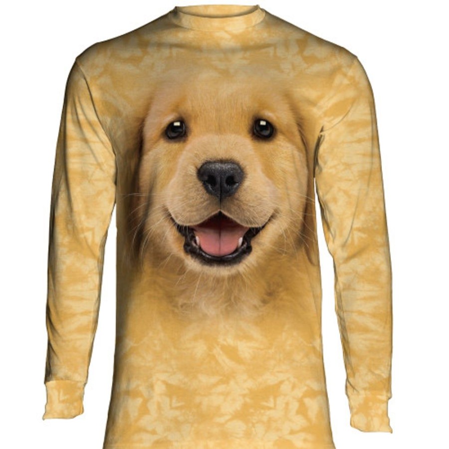 T-Shirts The Mountain | Golden Retriever Puppy Classic Long-Sleeve T-Shirt