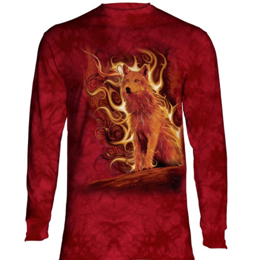 T-Shirts The Mountain | Phoenix Wolf Classic Long-Sleeve T-Shirt