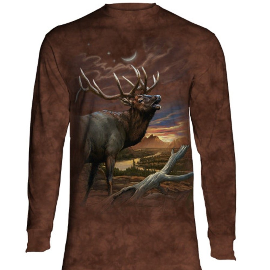 T-Shirts The Mountain | Elk At Dusk Classic Long-Sleeve T-Shirt