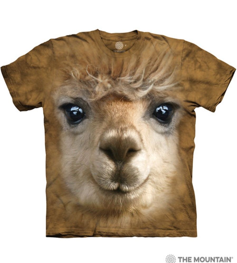 T-Shirts The Mountain | Big Face® Alpaca Classic Cotton T-Shirt