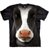 T-Shirts The Mountain | Black Cow Face Classic Cotton T-Shirt