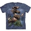 T-Shirts The Mountain | Moose Collage Classic Cotton T-Shirt