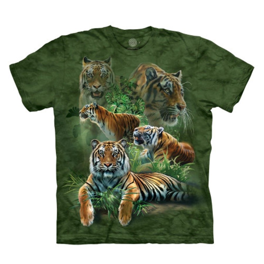 T-Shirts The Mountain | Jungle Tigers Classic Cotton T-Shirt