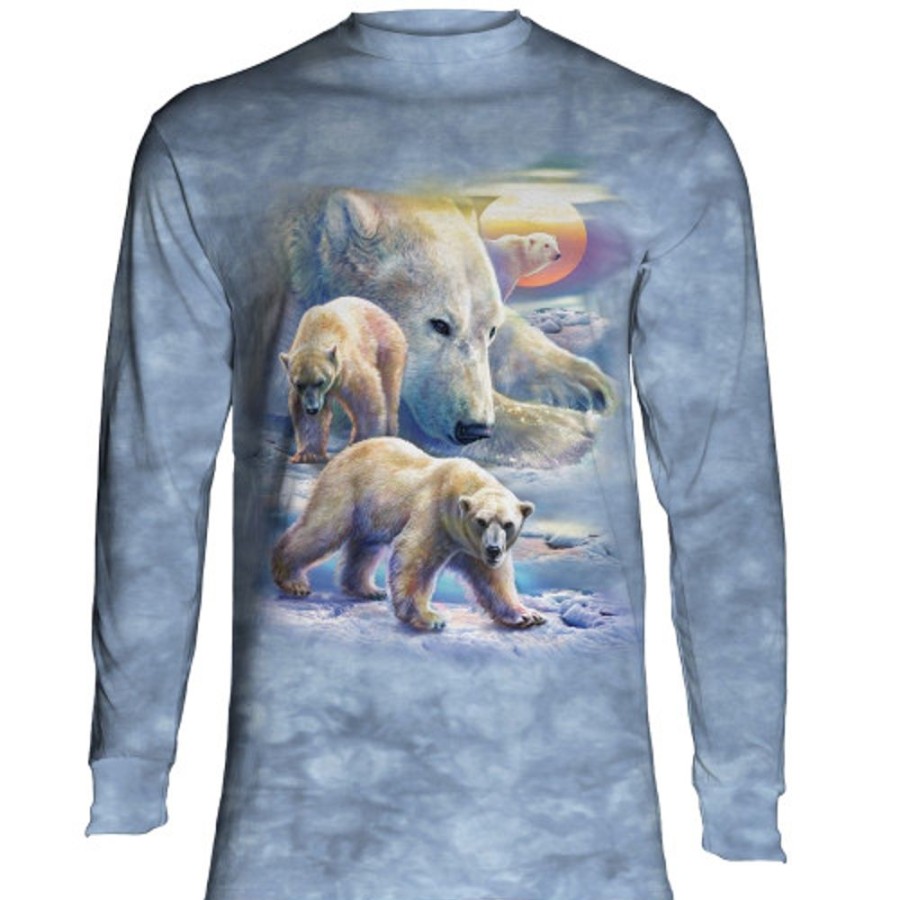 T-Shirts The Mountain | Sunrise Polar Bear Collage Classic Long-Sleeve T-Shirt