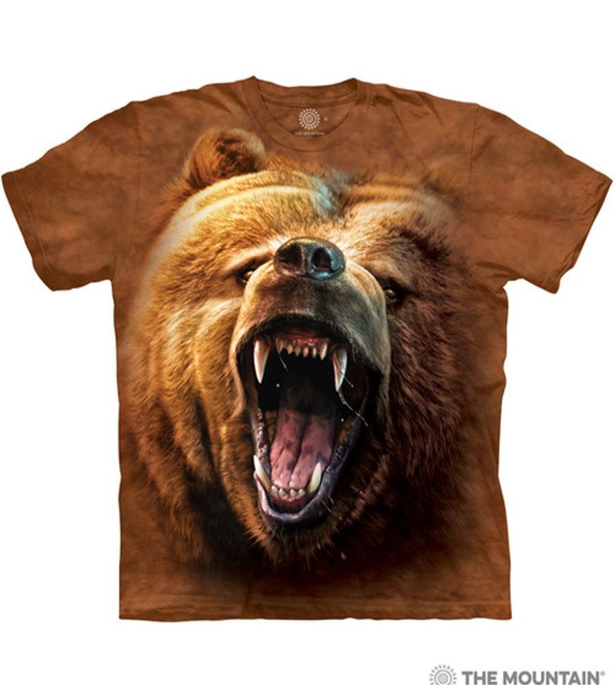 T-Shirts The Mountain | Grizzly Growl Classic Cotton T-Shirt