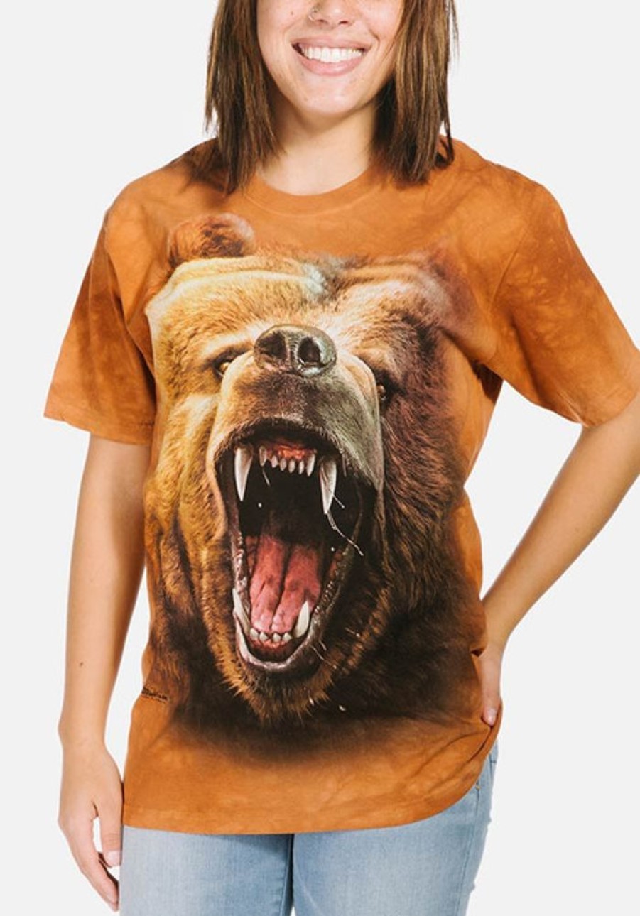 T-Shirts The Mountain | Grizzly Growl Classic Cotton T-Shirt