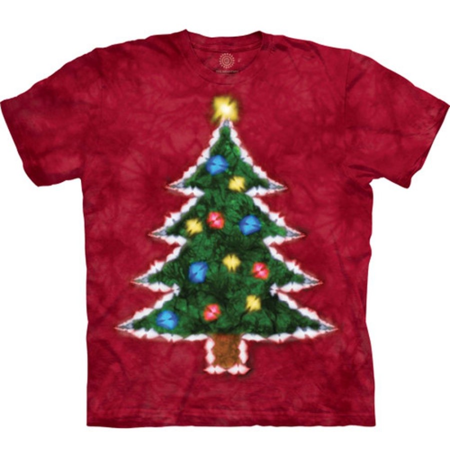 T-Shirts The Mountain | Tie Dye Christmas Tree Classic Cotton T-Shirt