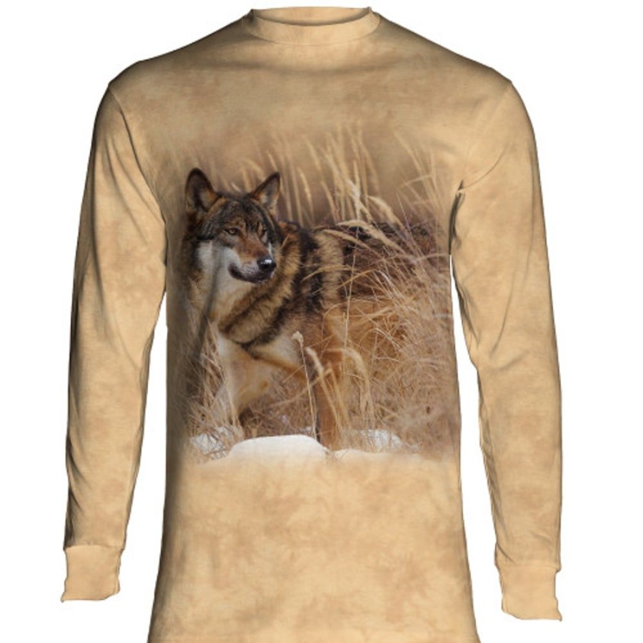 T-Shirts The Mountain | Winter Wolf Portrait Classic Long-Sleeve T-Shirt