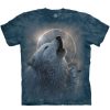 T-Shirts The Mountain | Wolf Eclipse Classic Cotton T-Shirt