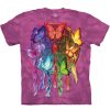 T-Shirts The Mountain | Rainbow Butterfly Dreamcatcher Classic Cotton T-Shirt