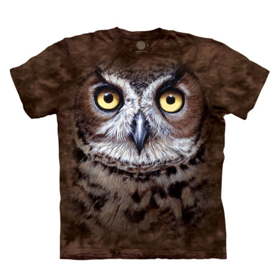 T-Shirts The Mountain | Great Horned Owl Head Kids' T-Shirt