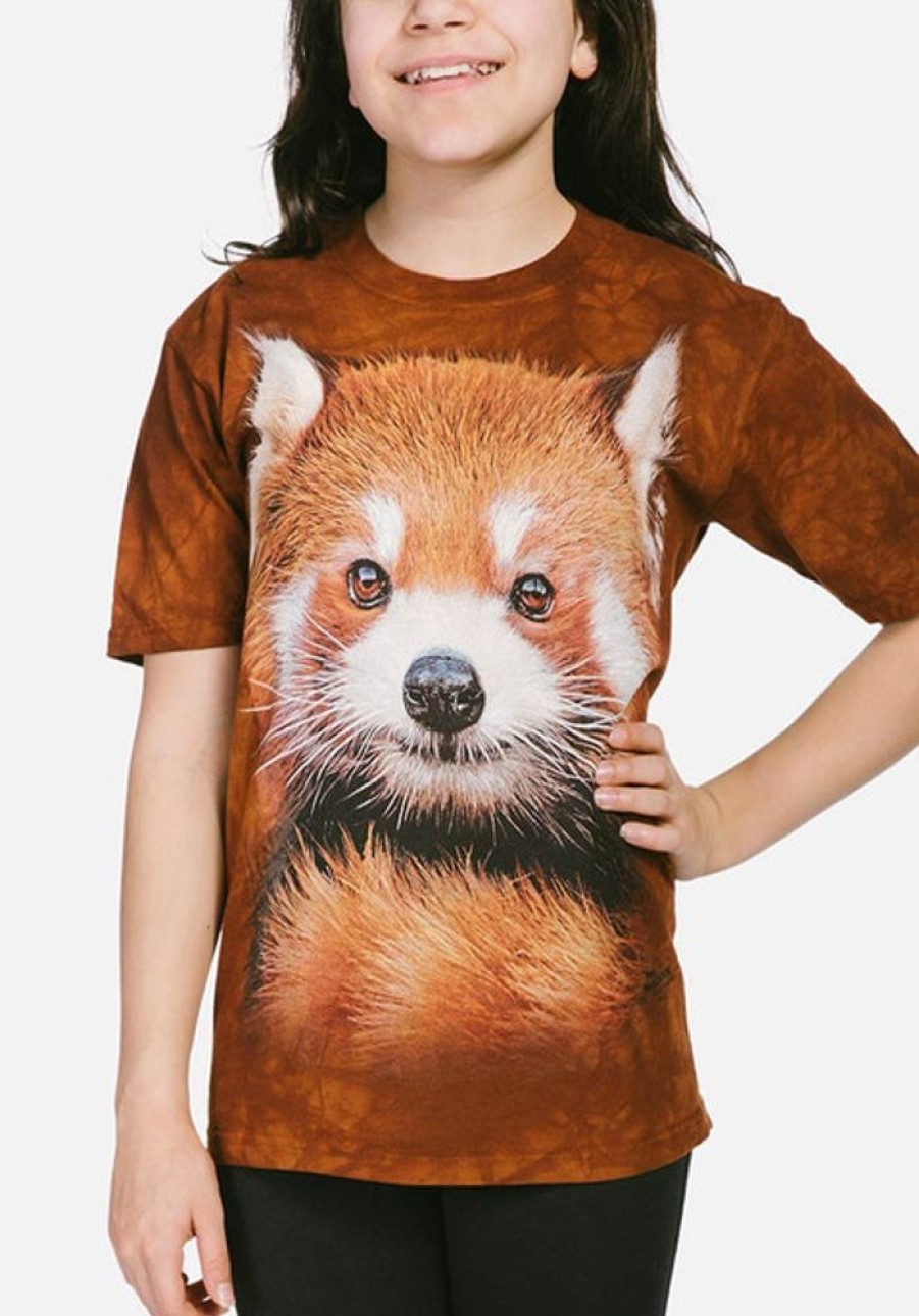 T-Shirts The Mountain | Red Panda Portrait Kids' T-Shirt