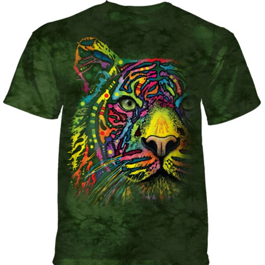 T-Shirts The Mountain | Rainbow Tiger Classic Cotton T-Shirt