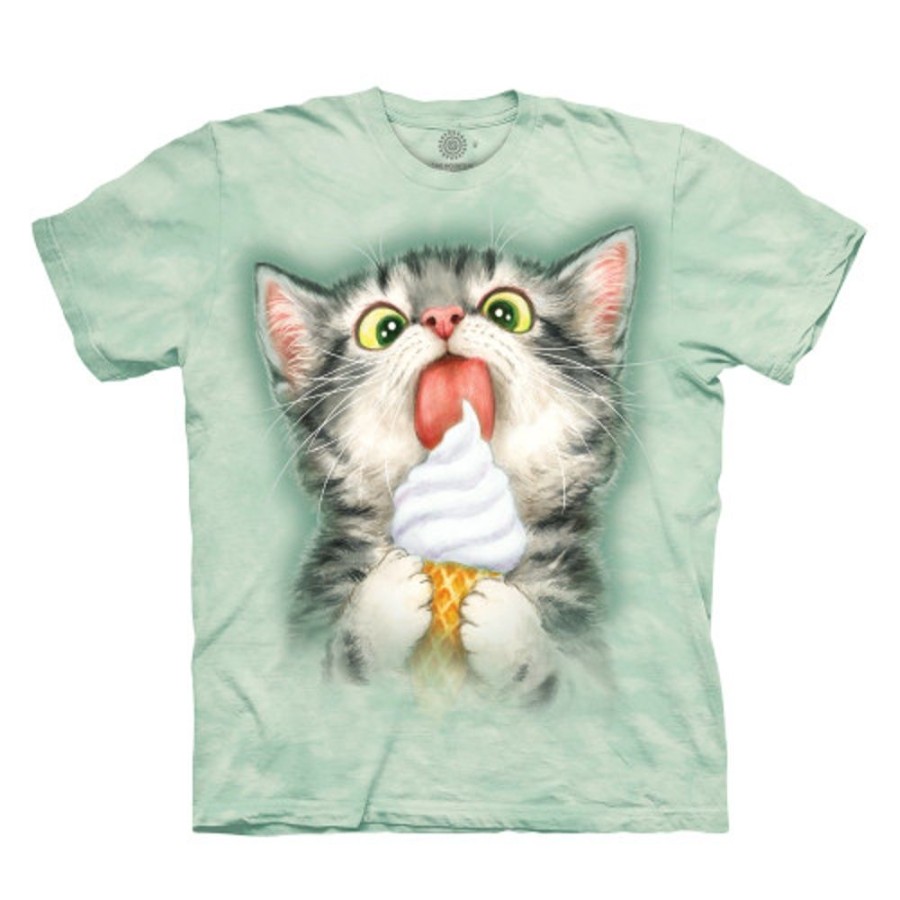 T-Shirts The Mountain | Creamy Cone Kitty Classic Cotton T-Shirt