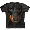 T-Shirts The Mountain | Dachshund Face Classic Cotton T-Shirt